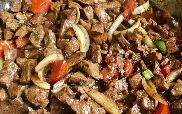 Jamaican Style Liver & Onions