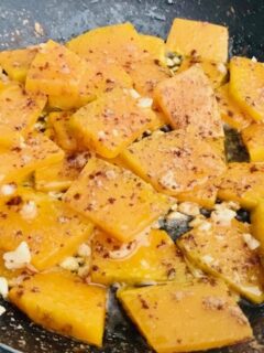 Caramelized Garlic & Cinnamon Pumpkin